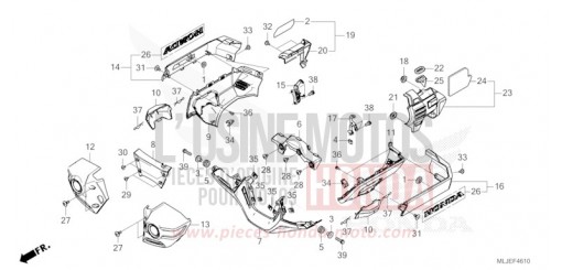 COUVERCLE DE MOTEUR GL1800DAR de 2024